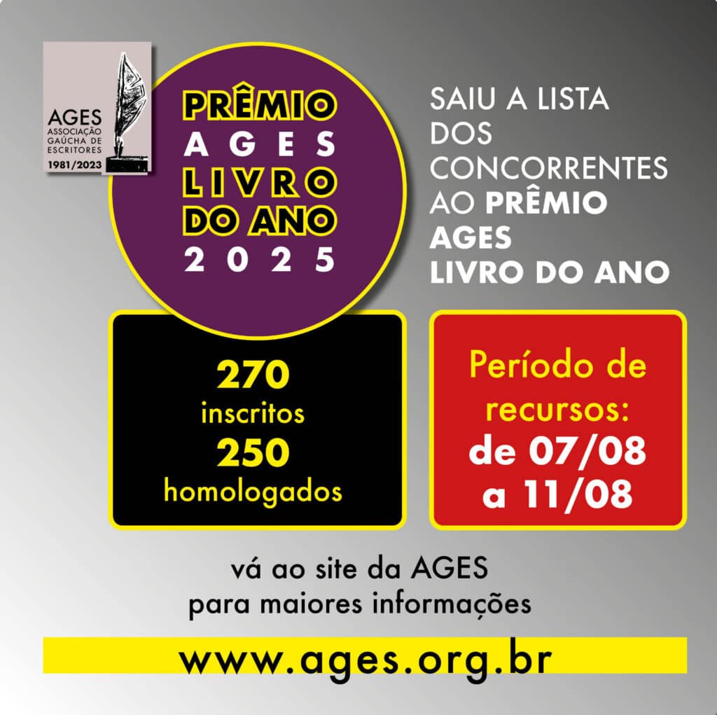 Confira a lista do homologados no Prêmio AGES Livro do Ano 2025